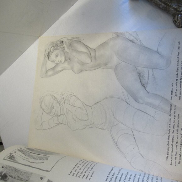 Drawing the Figure, Vintage/Retro, Art book, Life Drawing, how to Draw, Nudity - Picture 2 of 7